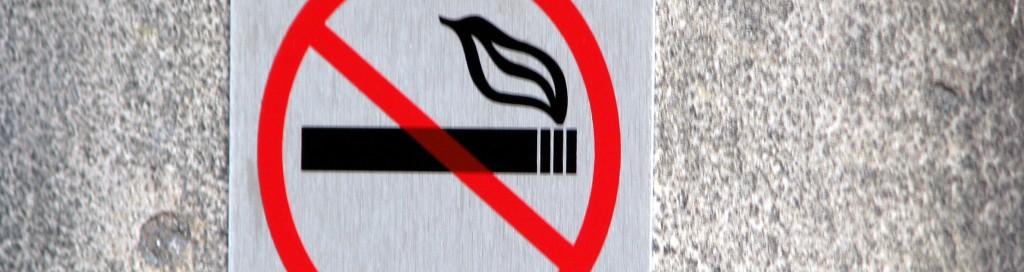 No Smoking sign on a wall